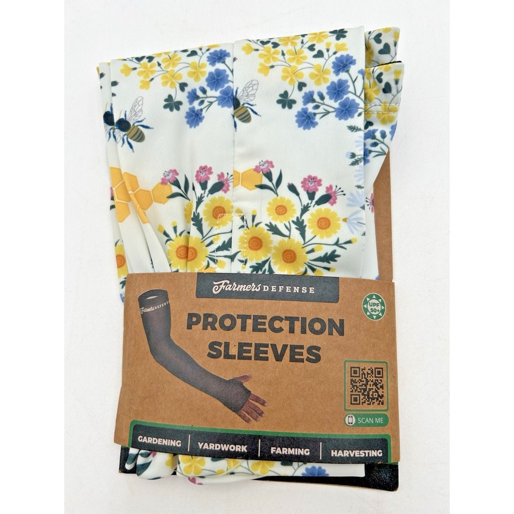 Farmers Defense L/XL Protective Sleeves Save The Bees Yardwork Gardening NEW